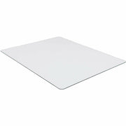 Lorell Tempered Glass Chairmat - Carpet, Hardwood Floor, Marble, Hard Floor - 60" Length x 48" Width x 0.250" Thickness - Rectangular - Tempered Glass - Clear - 1 Each