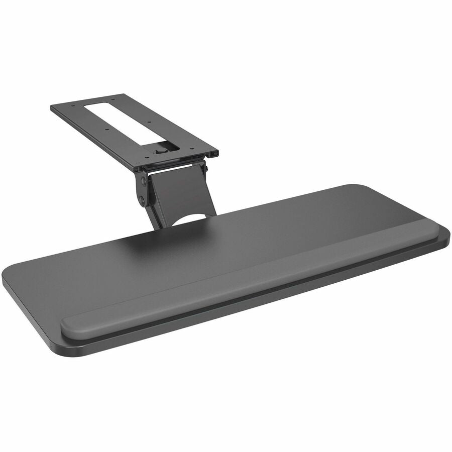Lorell Universal Keyboard Tray - 5" Height x 10.9" Width - Black - 1 Each