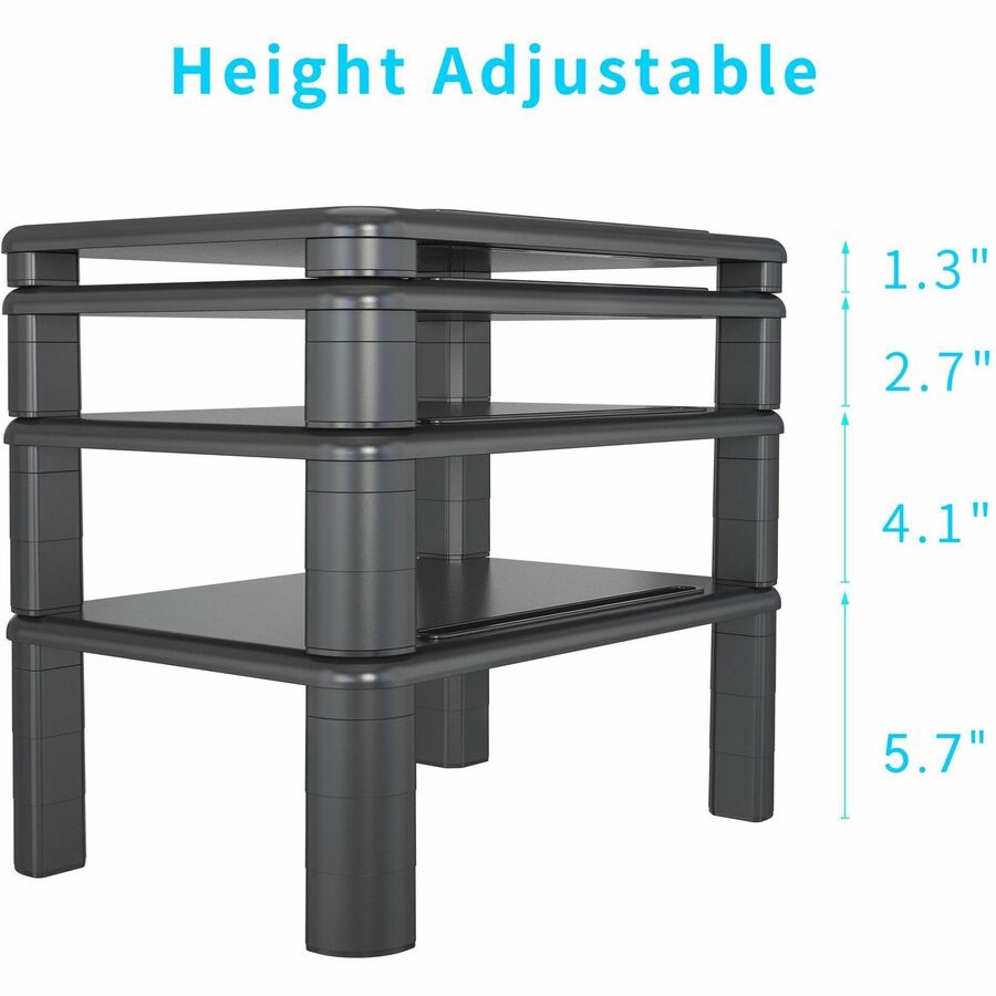 Lorell Height-Adjustable Monitor Riser