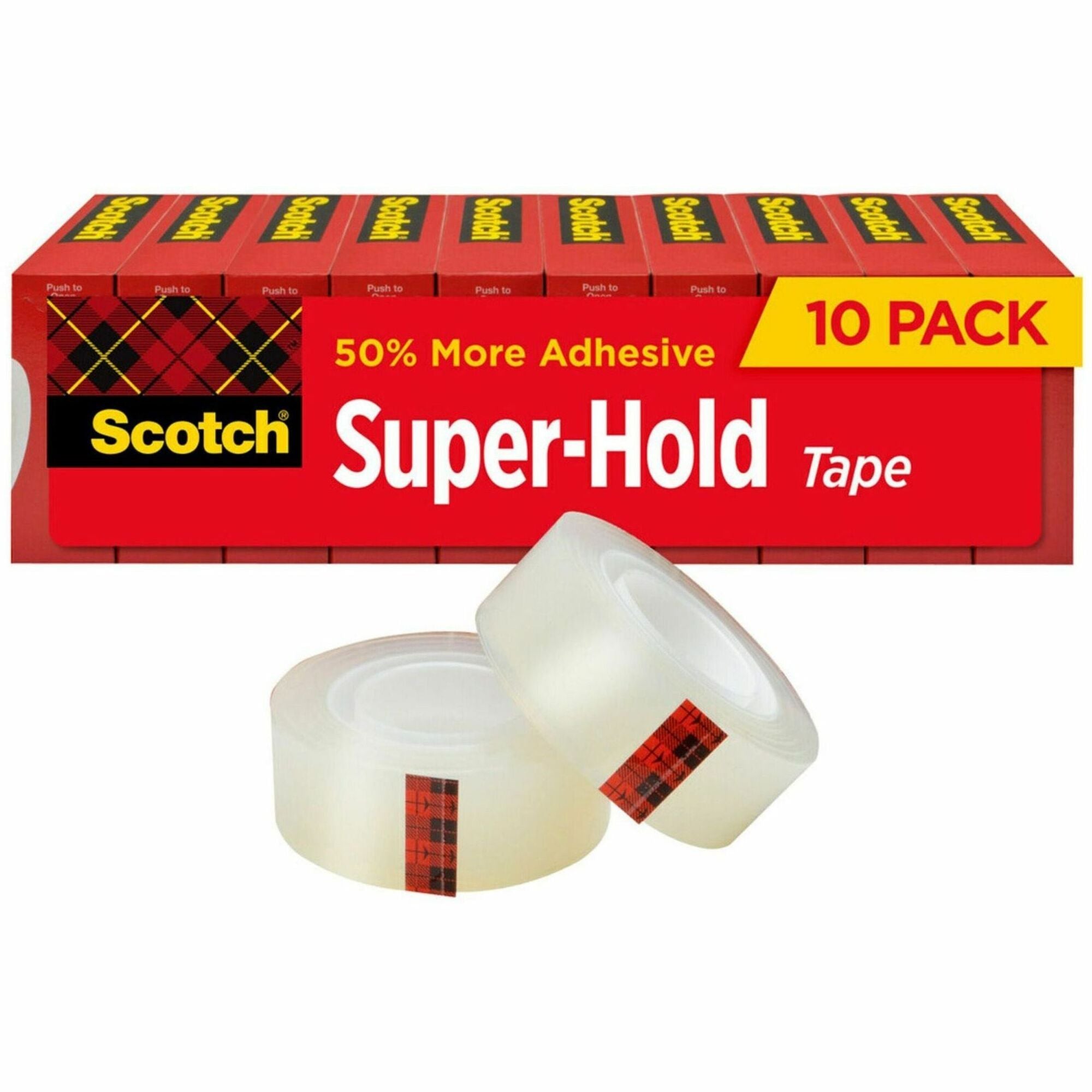 Scotch Super-Hold Tape, Clear, 0.75" x 27.78 yd, 1 Pack
