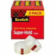 Scotch Super-Hold Tape, Clear, 0.75" x 27.78 yd, 1 Pack