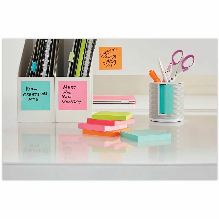 Post-it&reg; Dispenser Notes - 3" x 3" Note - Gray