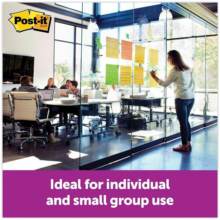 Post-it&reg; Super Sticky Big Notes - 30 x Green - 11" Flag/Note Width x 11" Flag/Note Length - Square - 30 Sheets per Pad - Green - Sticky, Removable - 1 Each