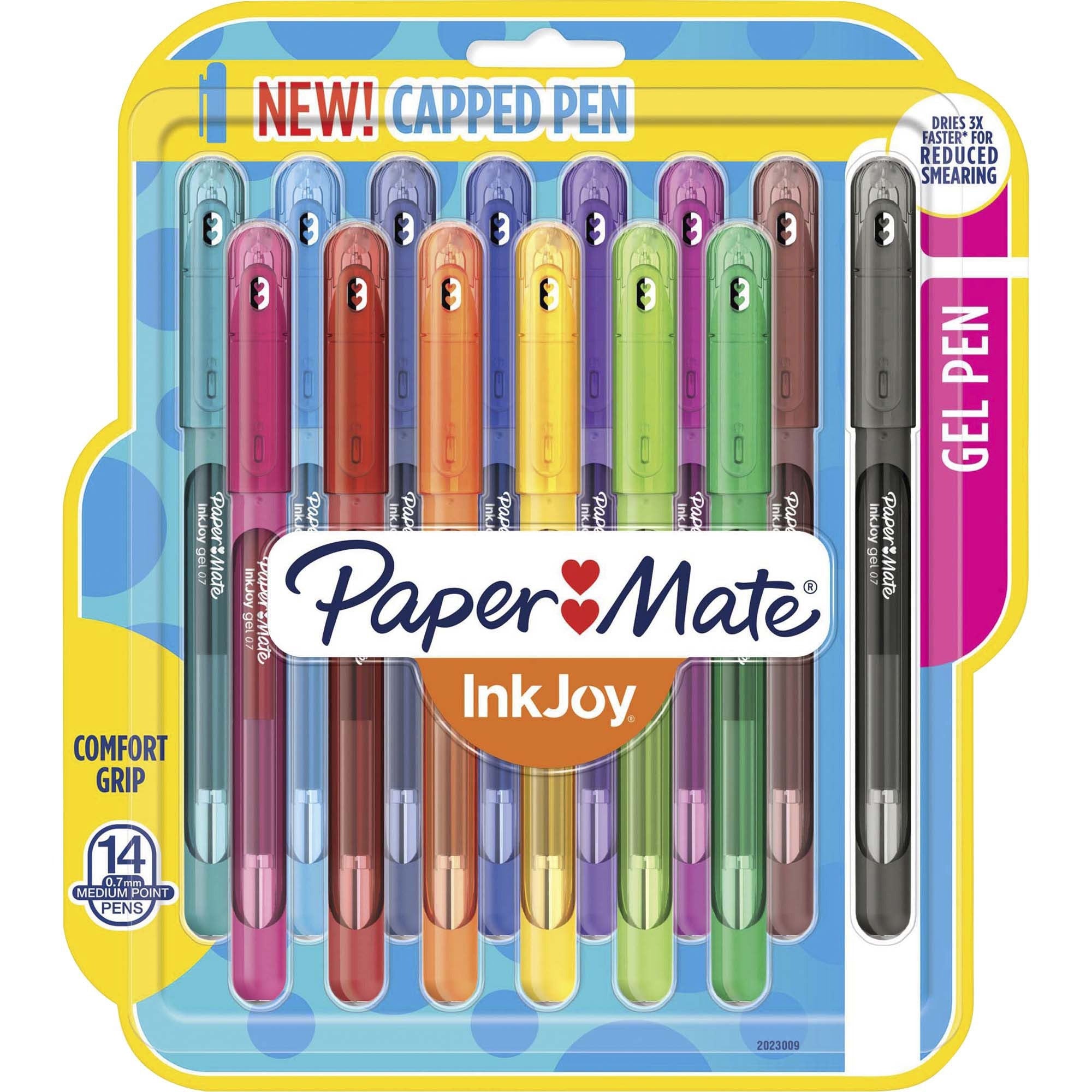 Medium Pen Point - Assorted Ink - Gel-based - 14 / Pack