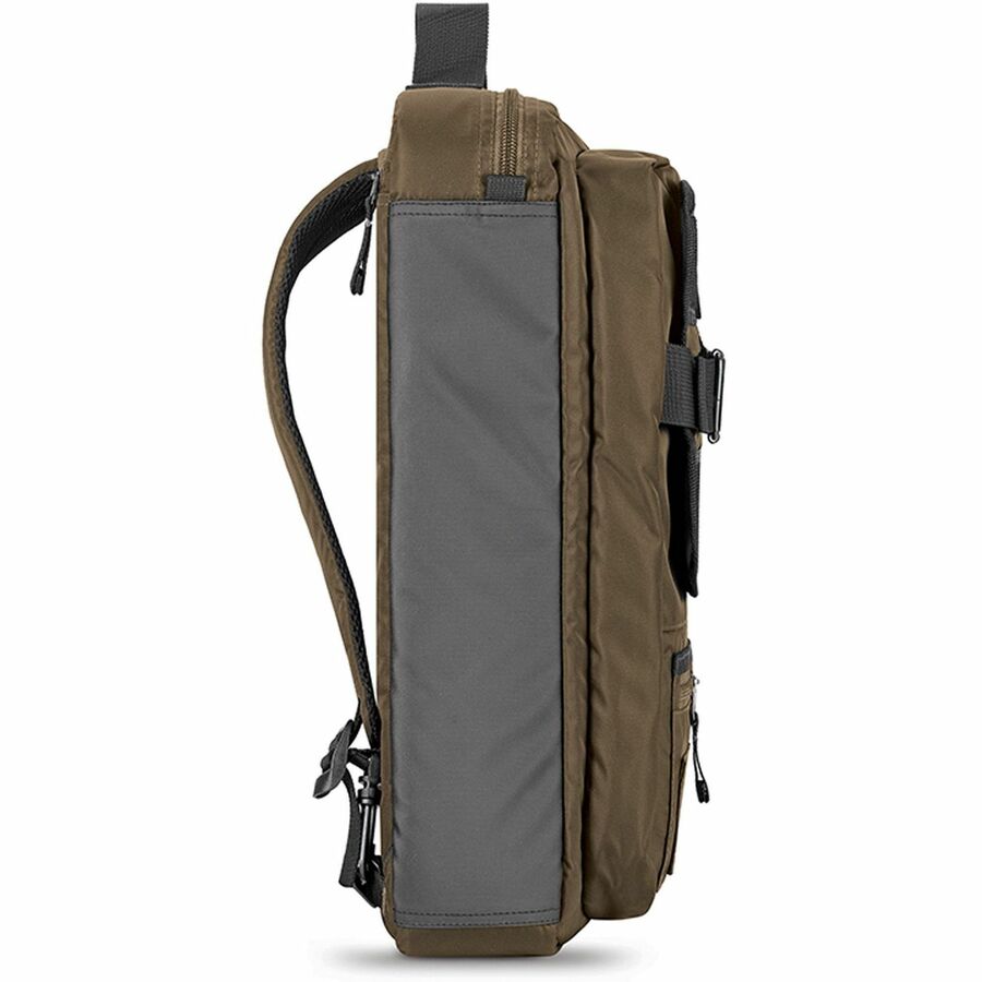 Bump Resistant Interior, Scratch Resistant Interior - Nylon Body - Shoulder Strap - 13.6" Height x 17.3" Width x 3.4" Depth - 1 Each
