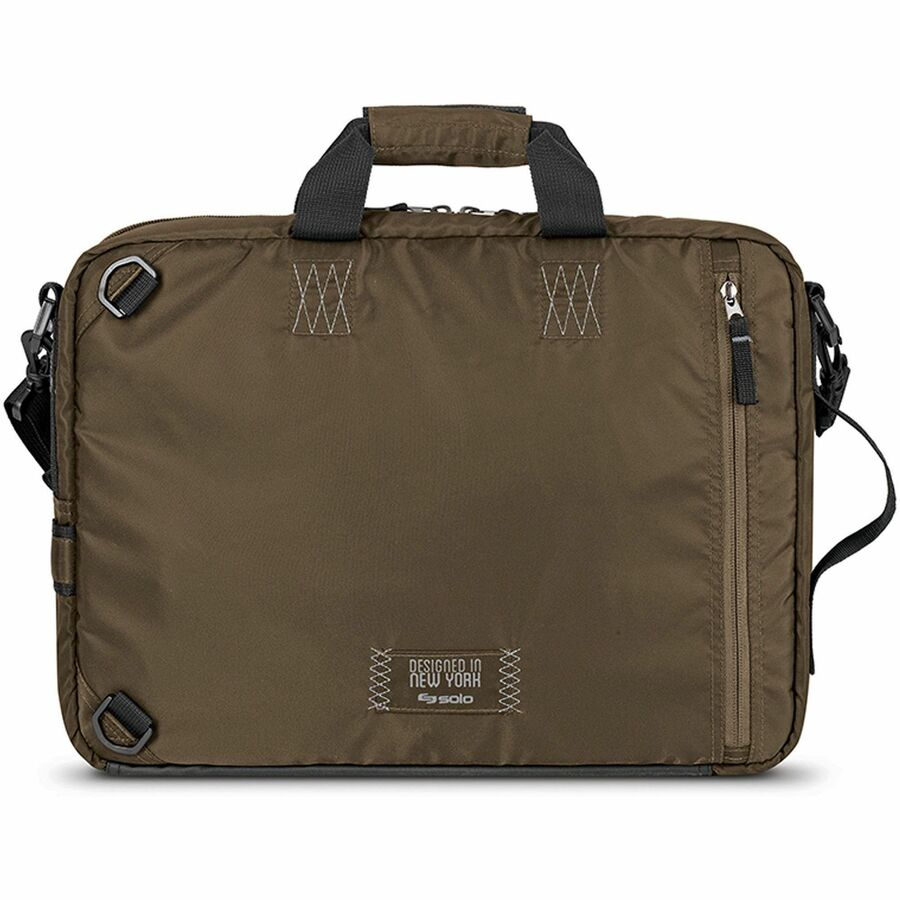 Bump Resistant Interior, Scratch Resistant Interior - Nylon Body - Shoulder Strap - 13.6" Height x 17.3" Width x 3.4" Depth - 1 Each