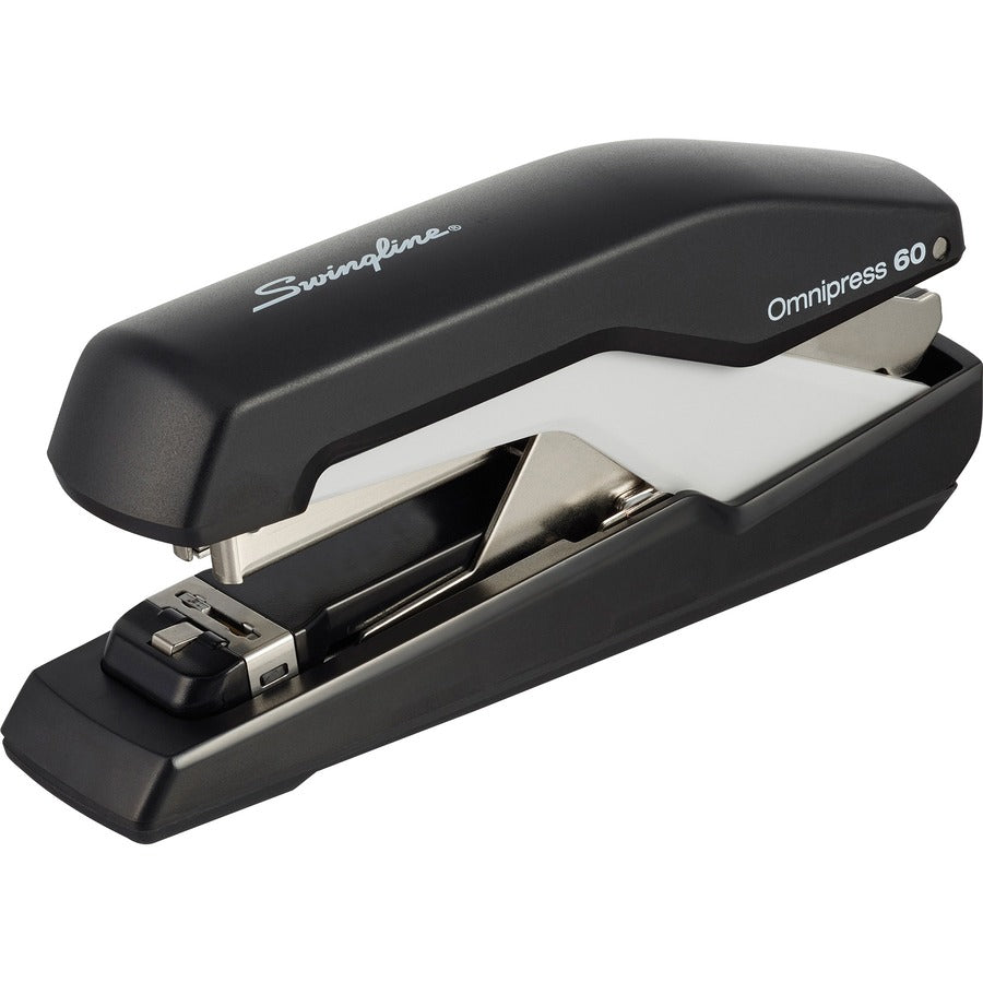 Staples Upto 60 Sheet - Holds Upto 210 Staple - Full Strip - Staple Size: 0.31" - Black, Gray - 1 Each