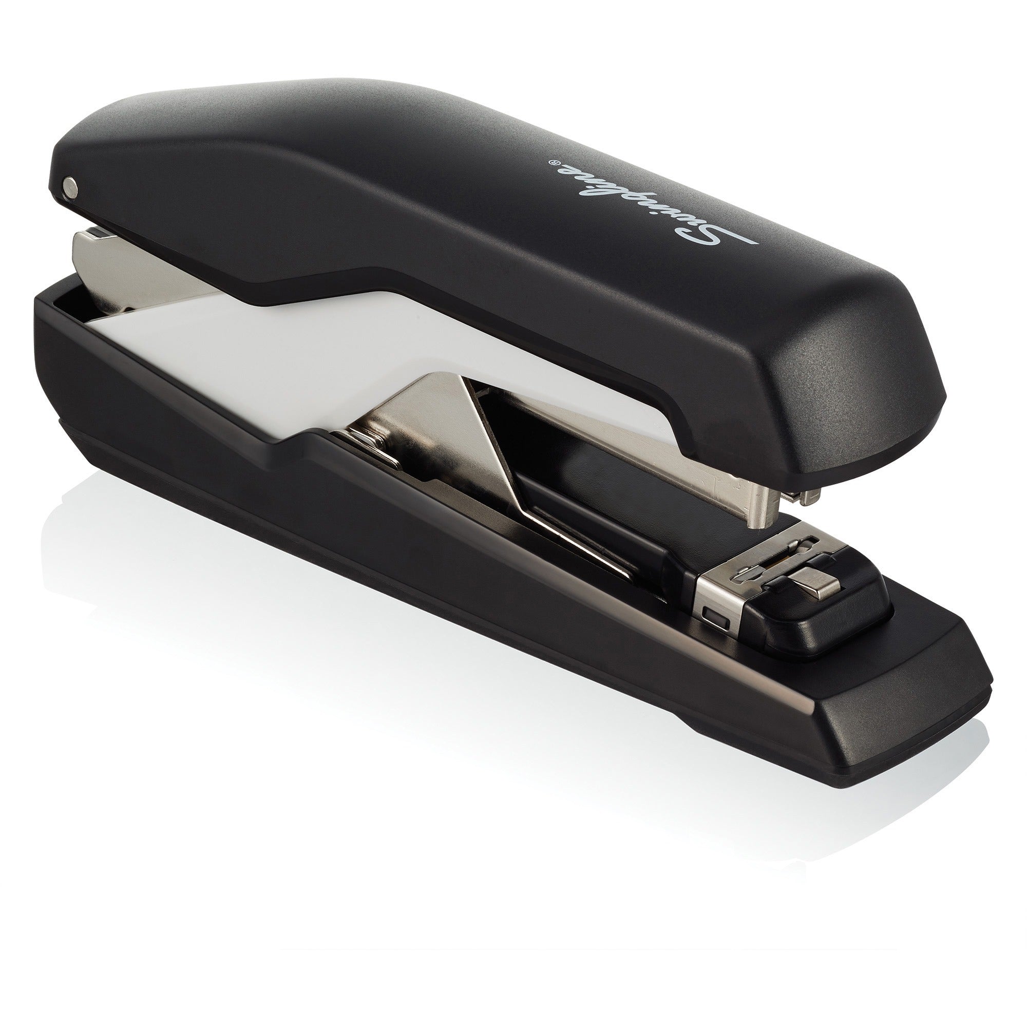 Staples Upto 60 Sheet - Holds Upto 210 Staple - Full Strip - Staple Size: 0.31" - Black, Gray - 1 Each