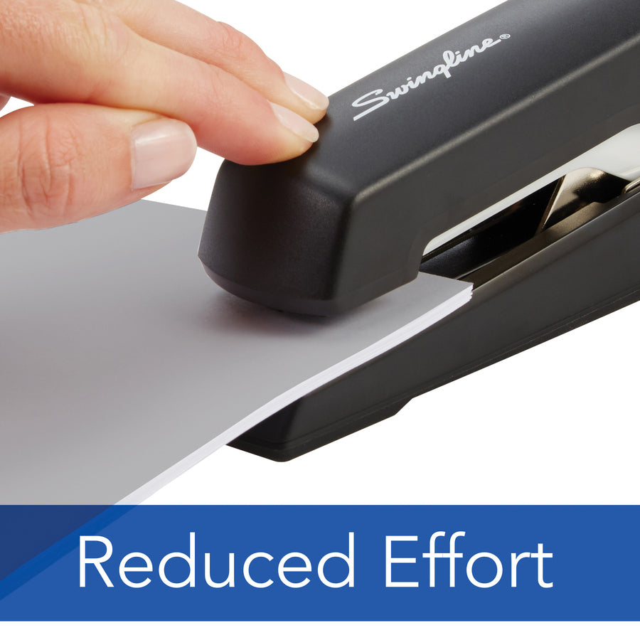 Staples Upto 60 Sheet - Holds Upto 210 Staple - Full Strip - Staple Size: 0.31" - Black, Gray - 1 Each