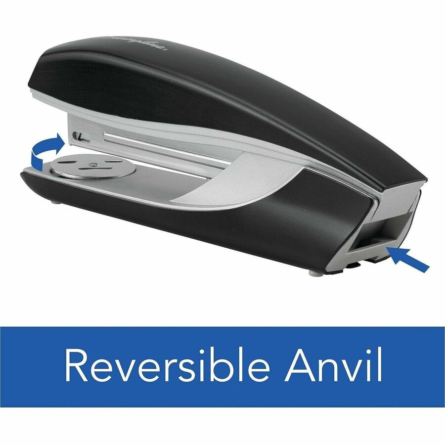Swingline NeXXt Series Style Desktop Stapler - Staples Upto 40 Sheet - Holds Upto 210 Staple - Full Strip - Black - 1 Each