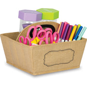 Burlap Storage Caddy