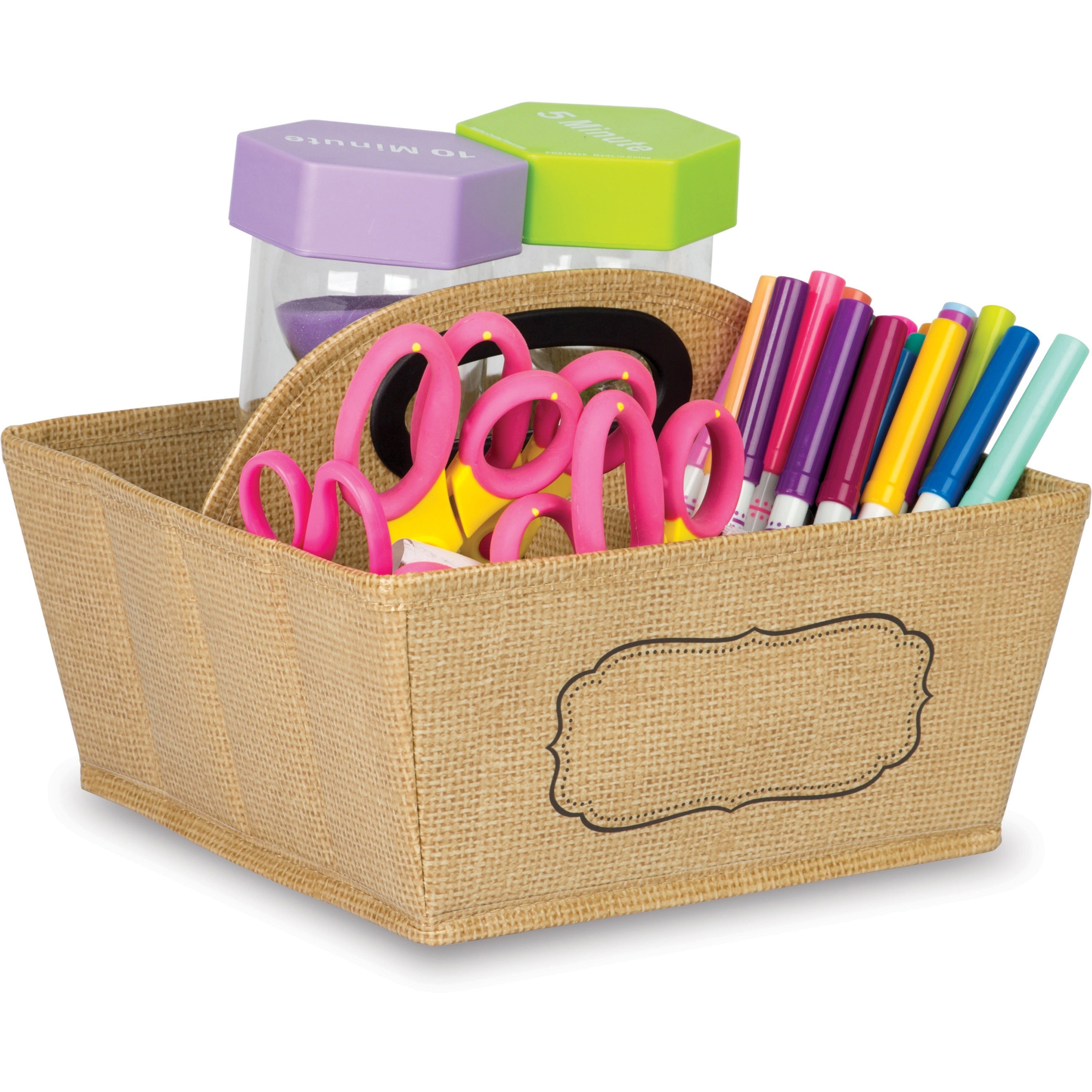 Burlap Storage Caddy