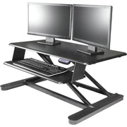 Kantek Electric Sit-Stand Desktop Riser