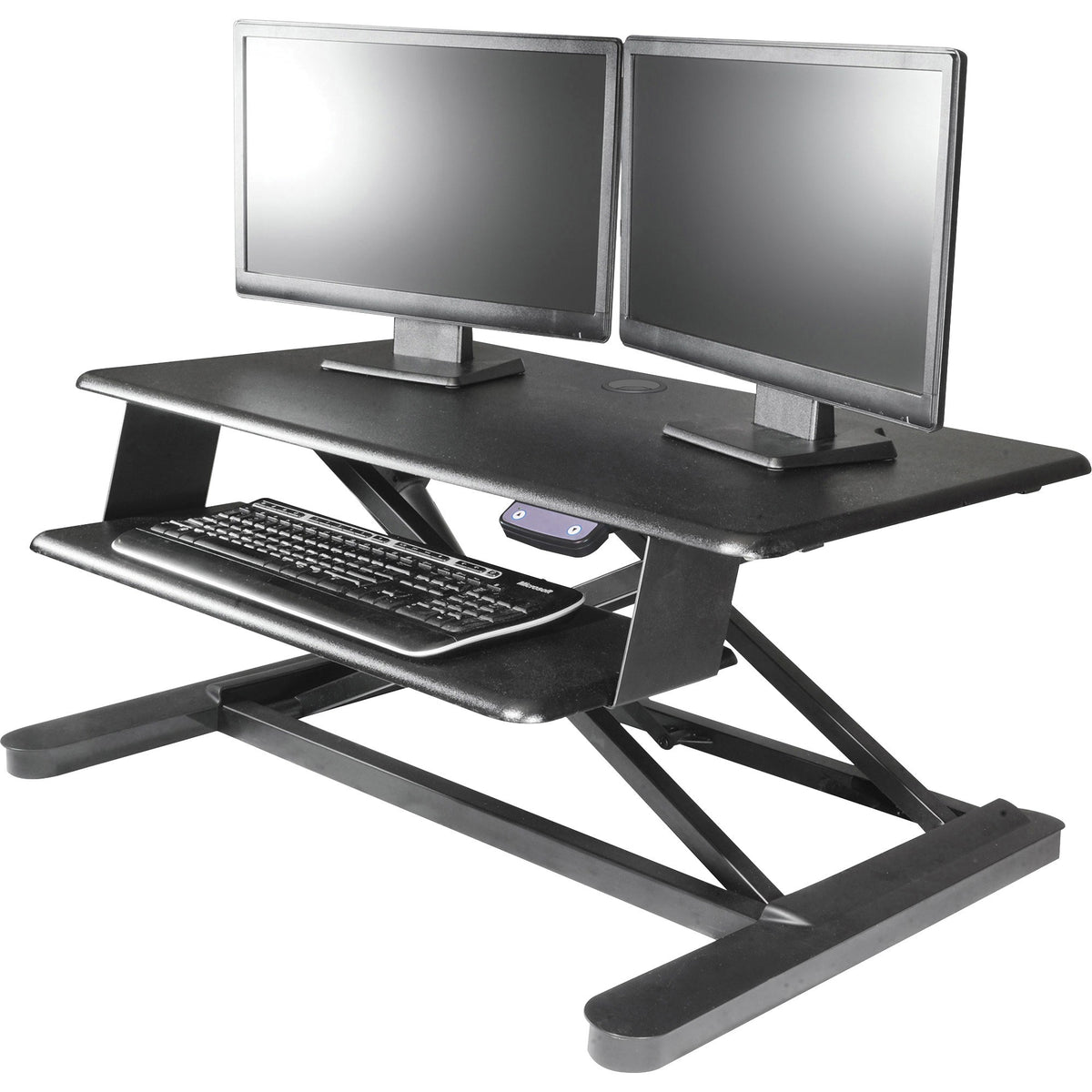 Kantek Electric Sit-Stand Desktop Riser