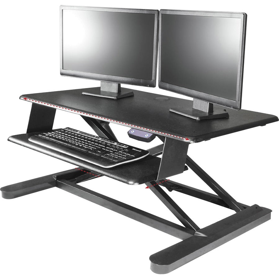 Kantek Electric Sit-Stand Desktop Riser