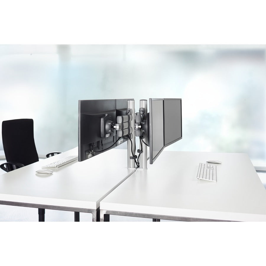 Novus TSS Duo 220+0260+000 Mounting Arm for Monitor - Silver, Black