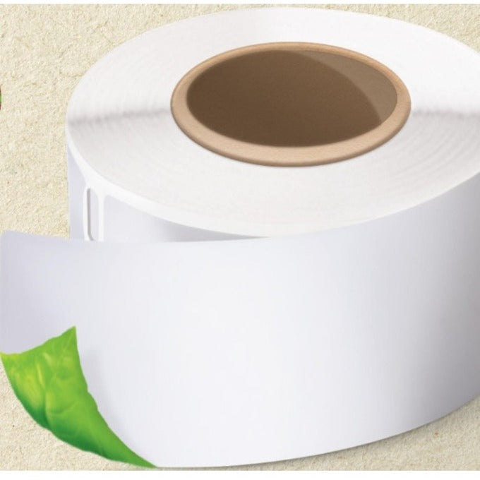 Dymo LabelWriter Labels - 1 1/8" Height x 3 1/2" Width - Rectangle - White - 350 / Roll - 12 / Pack