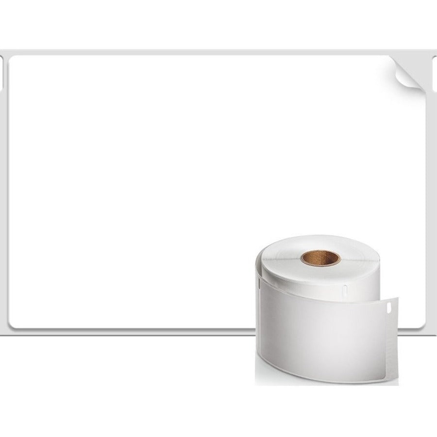 Dymo LabelWriter Labels - 2 1/4" Height x 4" Width - Rectangle - Direct Thermal - White - Durable, Adhesive, Strong - 300 / Roll - 1 Pack