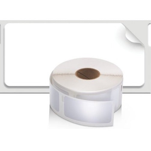 Dymo LabelWriter Labels - 1" Height x 2 1/8" Width - Roll - Rectangle - Direct Thermal - White - Durable, Adhesive, Strong - 500 / Roll - 12 / Pack