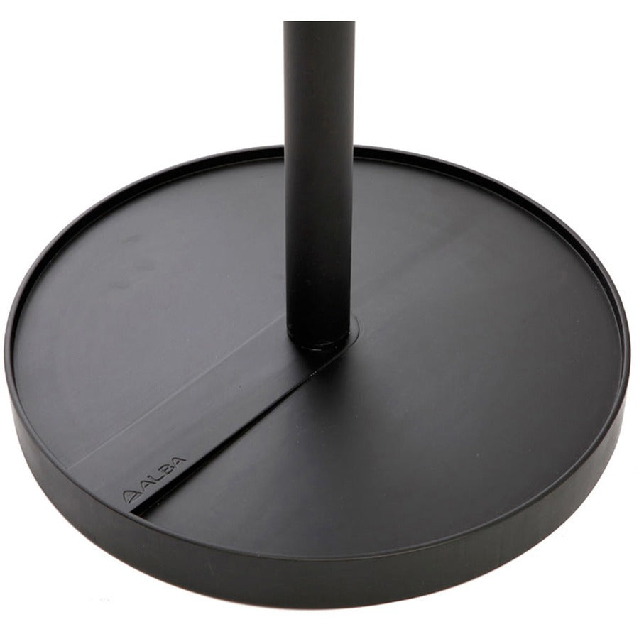 Alba Coat Stand - 66.9" Height x 13.8" Width x 13.8" Length - for Coat - Black - 1 Each