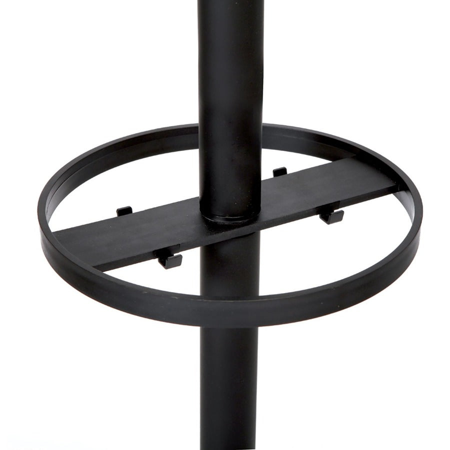 Alba Coat Stand - 66.9" Height x 13.8" Width x 13.8" Length - for Coat - Black - 1 Each