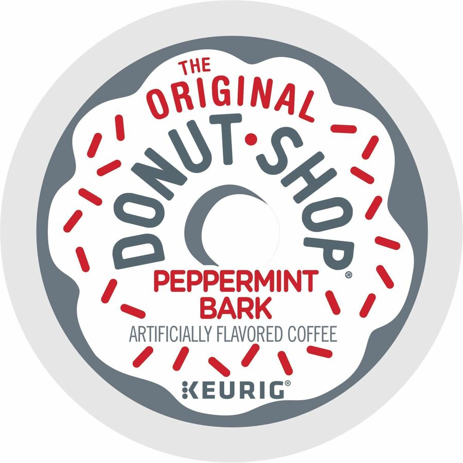 Compatible with K-Cup Brewer - Light - K-Cup, Pod - Peppermint Bark - Kosher - 24 / Box