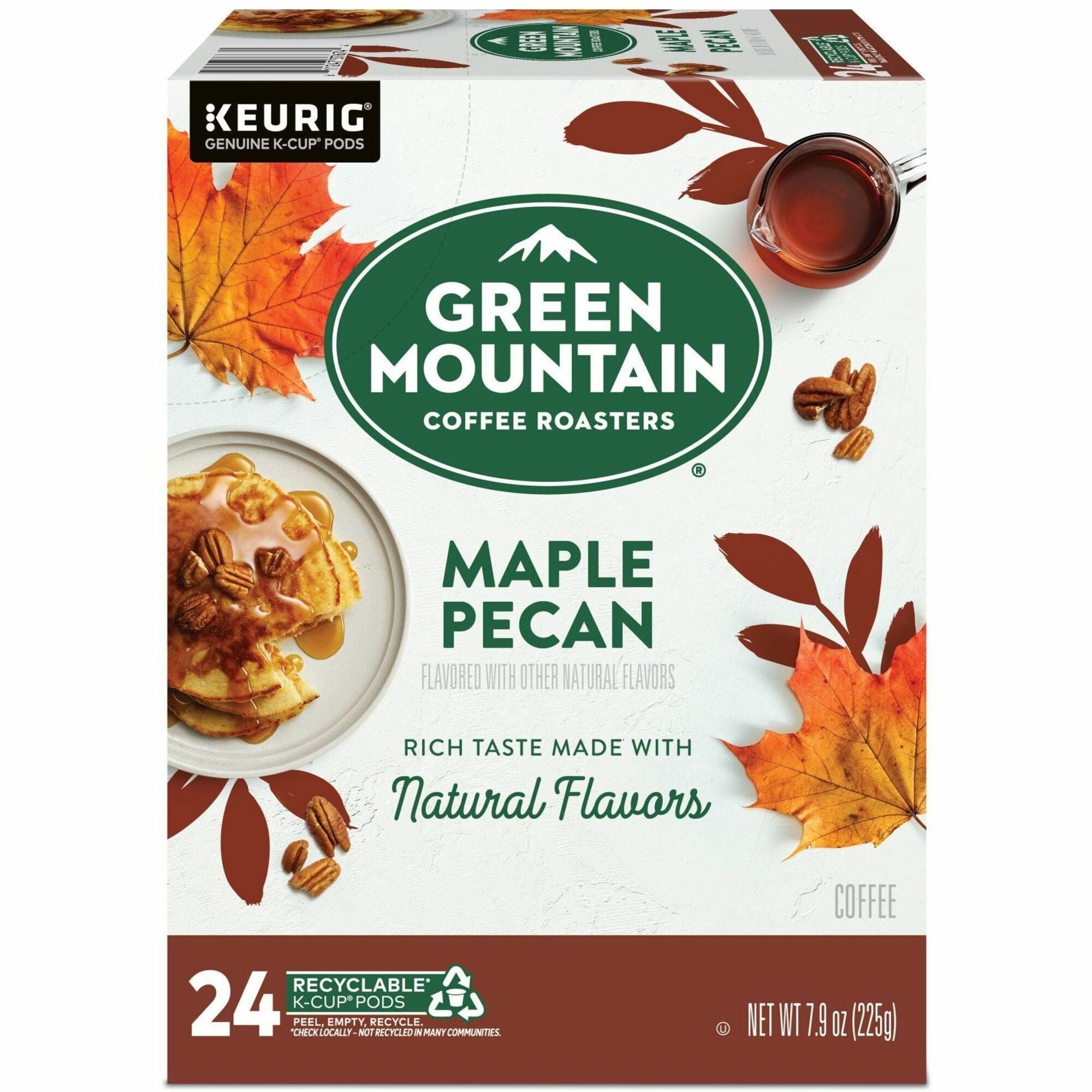 Compatible with K-Cup Brewer - Light - K-Cup, Pod - Maple Pecan - Kosher - 24 / Box