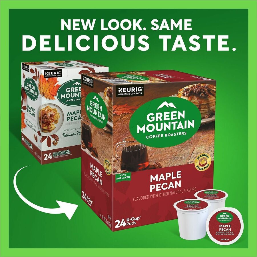 Compatible with K-Cup Brewer - Light - K-Cup, Pod - Maple Pecan - Kosher - 24 / Box