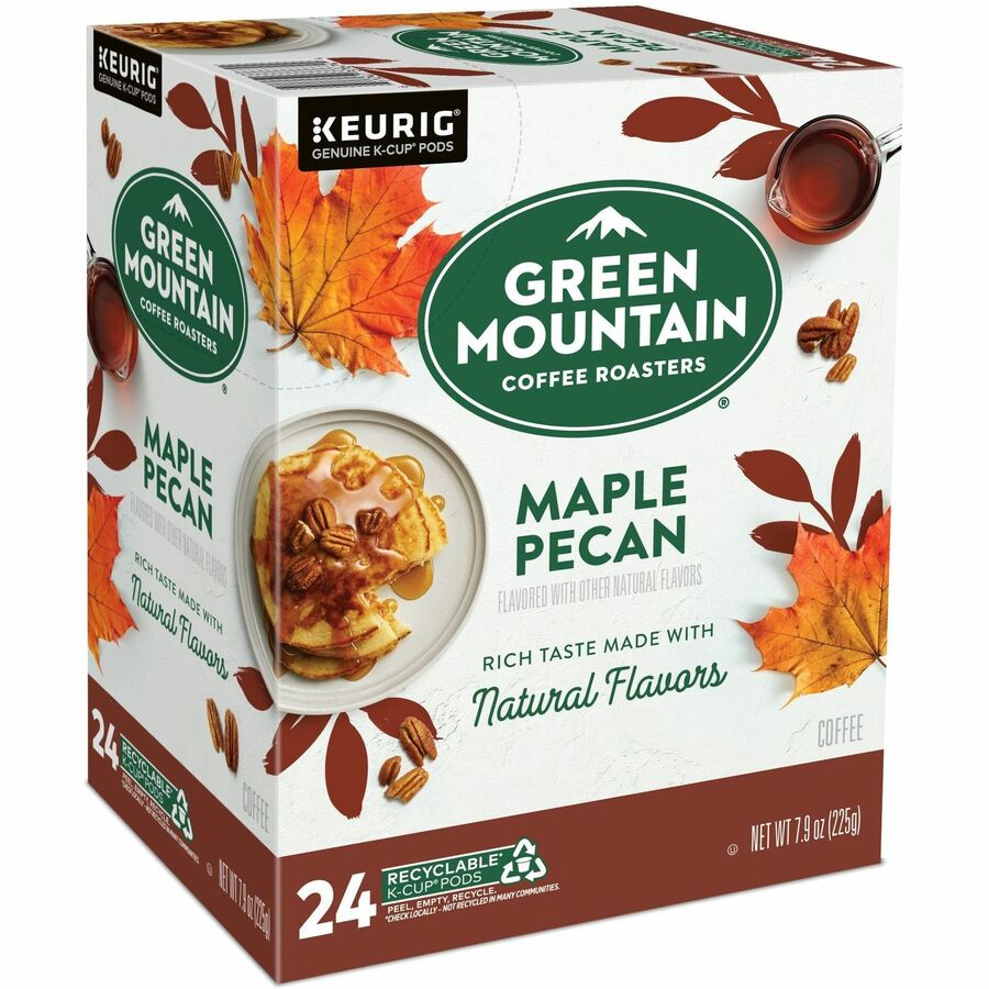 Compatible with K-Cup Brewer - Light - K-Cup, Pod - Maple Pecan - Kosher - 24 / Box