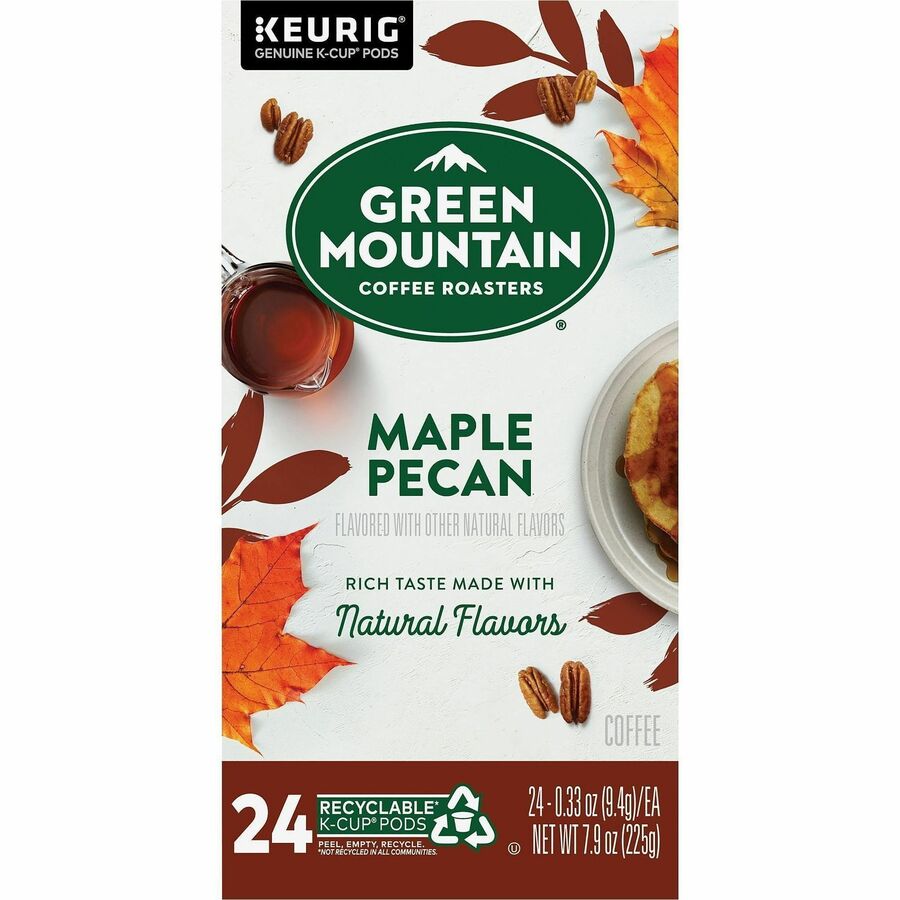Compatible with K-Cup Brewer - Light - K-Cup, Pod - Maple Pecan - Kosher - 24 / Box