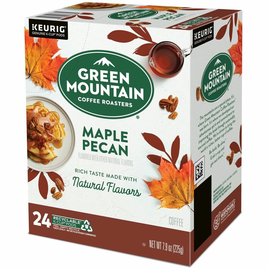 Compatible with K-Cup Brewer - Light - K-Cup, Pod - Maple Pecan - Kosher - 24 / Box