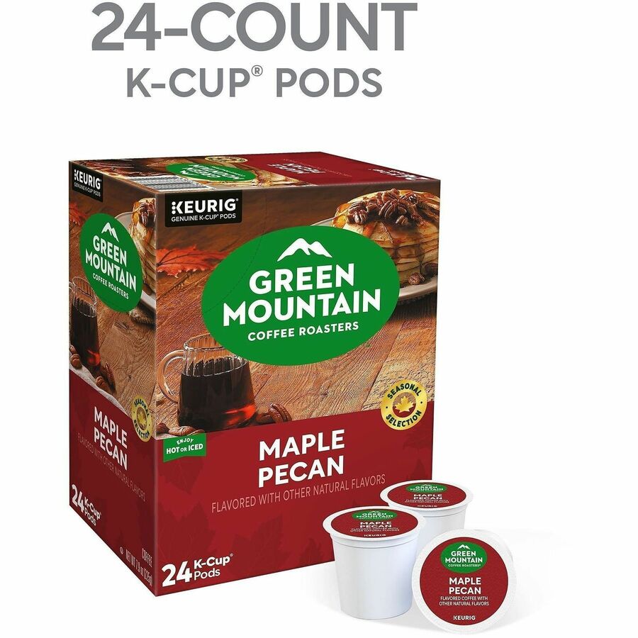 Compatible with K-Cup Brewer - Light - K-Cup, Pod - Maple Pecan - Kosher - 24 / Box