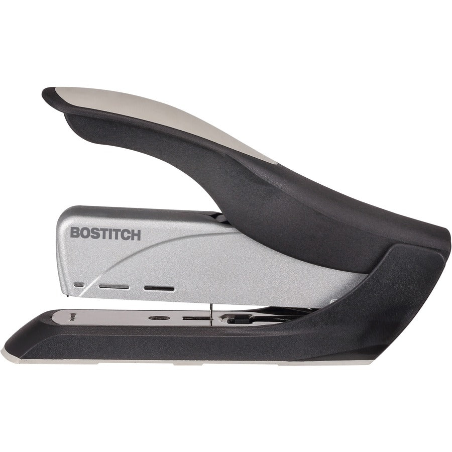 Staples Upto 65 Sheet - Holds Upto 500 Staple - Staple Size: 0.31" , 0.37" - 3.25" Throat Depth - Black, Gray - Plastic, Die-cast Metal, Metal - 1 Each