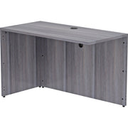 Lorell Essentials Series Return Shell - 29.5" Height x 48" Width x 24" Depth, x 1" Thickness Top - Laminate, Weathered Charcoal Table Top - Modesty Panel - 1 Each