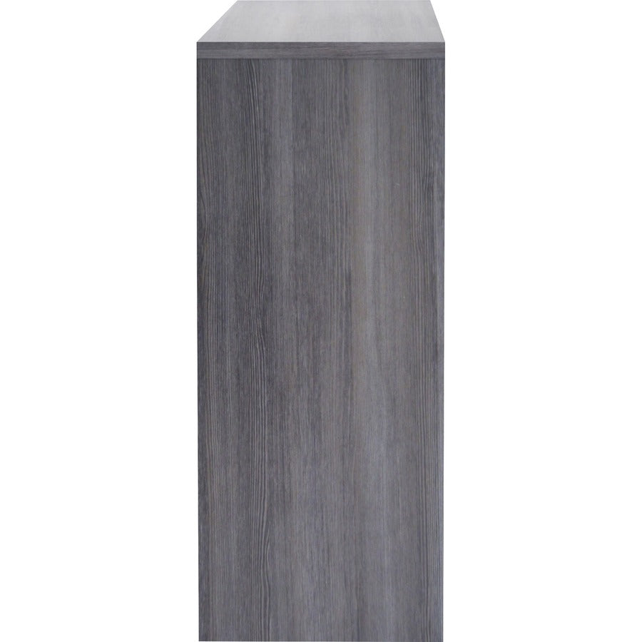 Lorell Essentials Series Stack-on Hutch with Doors - 36" Height x 70.9" Width x 14.8" Depth - 4 Door(s) - Grommet - 1 Each