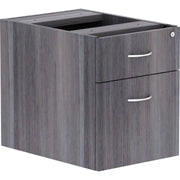Lorell Essentials Series Box/File Hanging File Cabinet - 28.3" Height x 16" Width x 12" Depth - Finish: Weathered Charcoal, Laminate - 1 Each