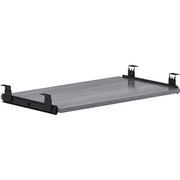 Lorell Universal Keyboard Tray - 15.4" Height x 26" Width x 0.7" Depth - Finish: Charcoal - 1 Each