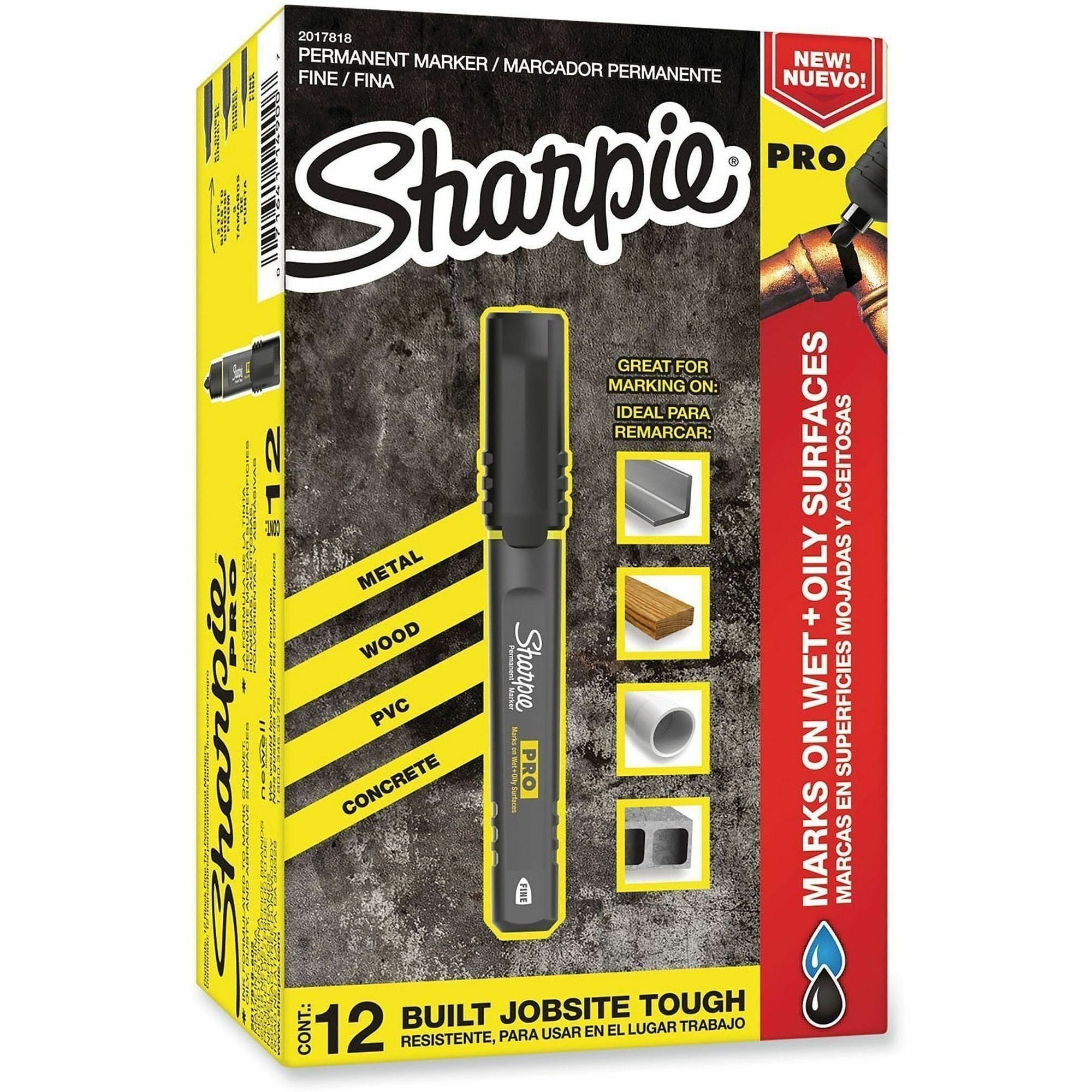 0.7 mm Fine Marker Point - Black Ink - 12 / Dozen