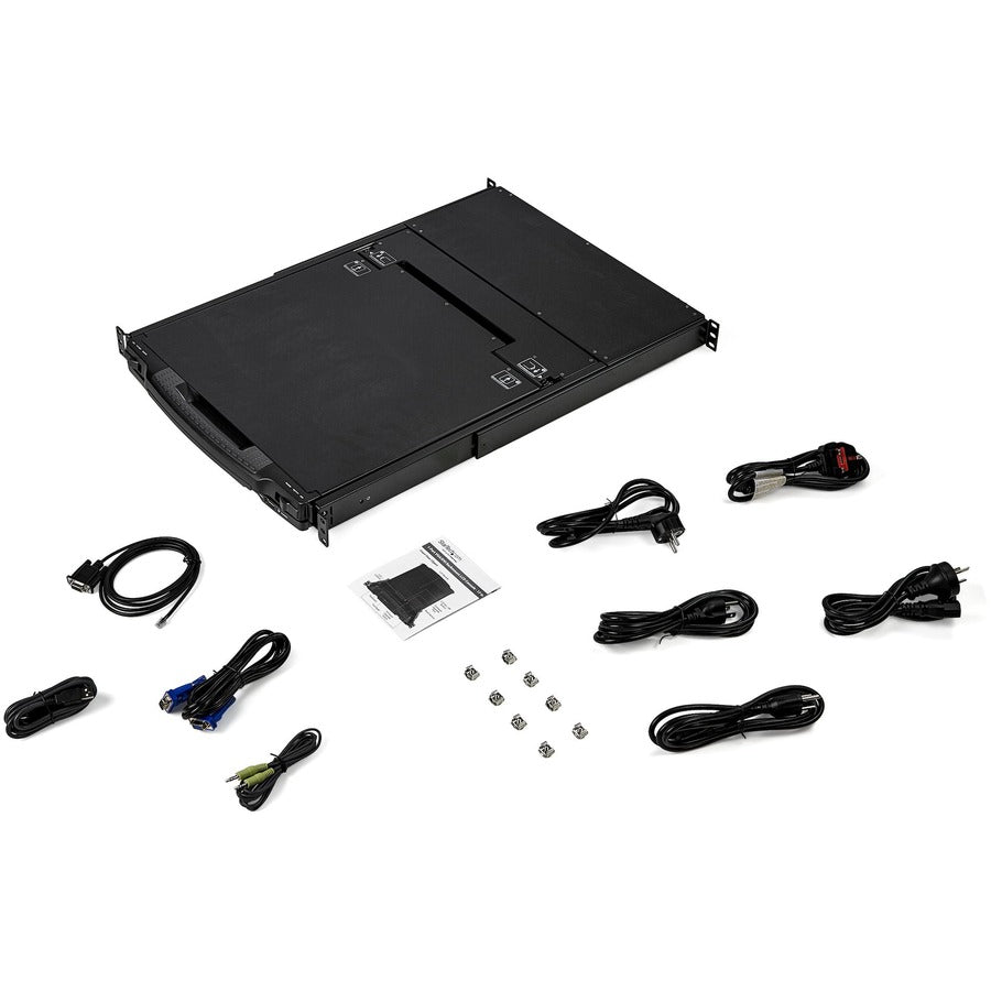 StarTech.com 17" HD Rackmount KVM Console - Dual Rail