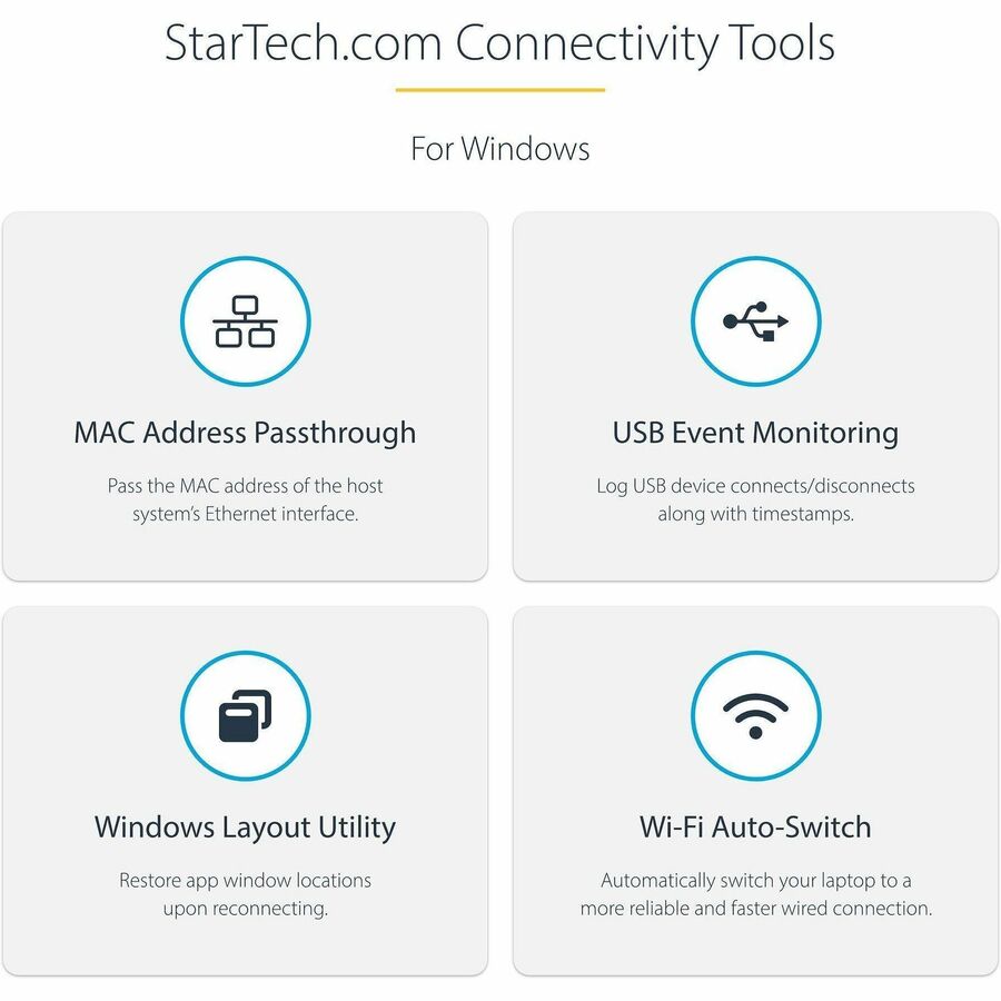 StarTech.com USB-C Multiport Adapter with HDMI and VGA - 1xUSB-A