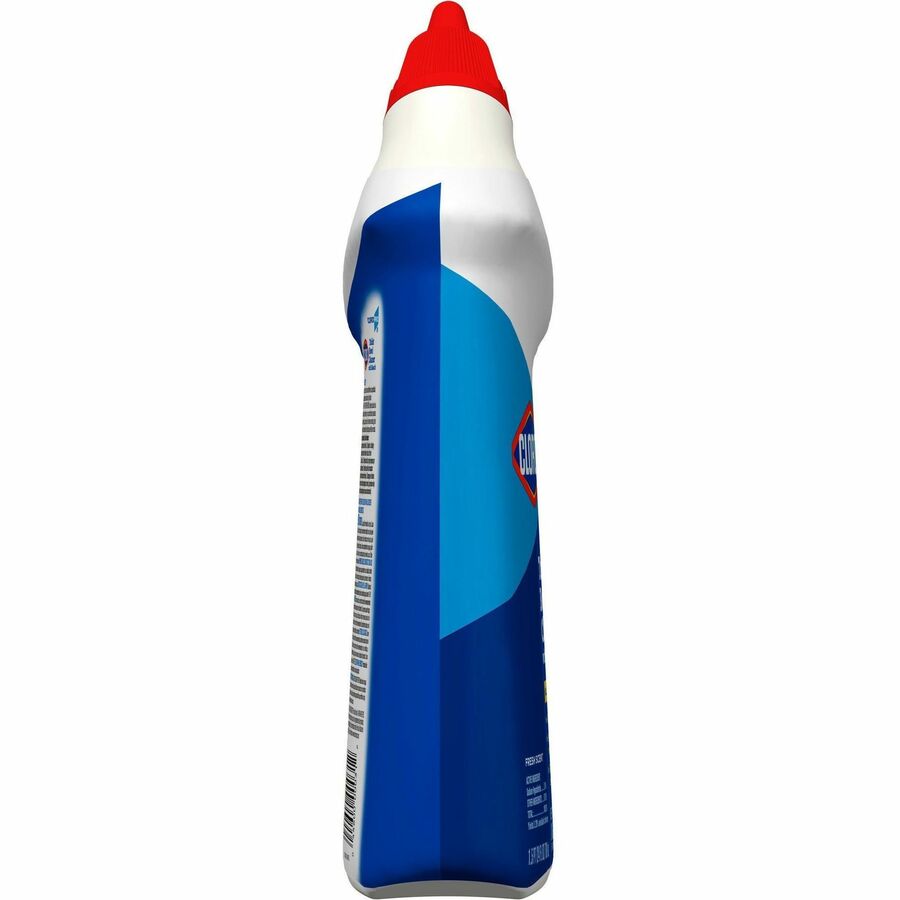 CloroxPro™ Toilet Bowl Cleaner with Bleach - 24 fl oz (0.8 quart) - Fresh Scent - Disinfectant, Deodorize - Clear - 2 / Pallet