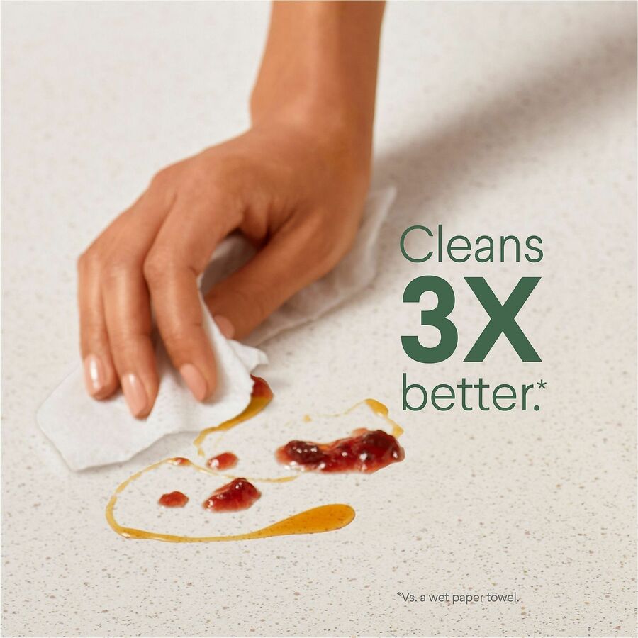 Clorox Disinfecting Cleaning Wipes - Ready-To-Use - Crisp Lemon Scent - Anti-bacterial, Textured, Bleach-free - Yellow - 35/Tub - 35 / Bundle