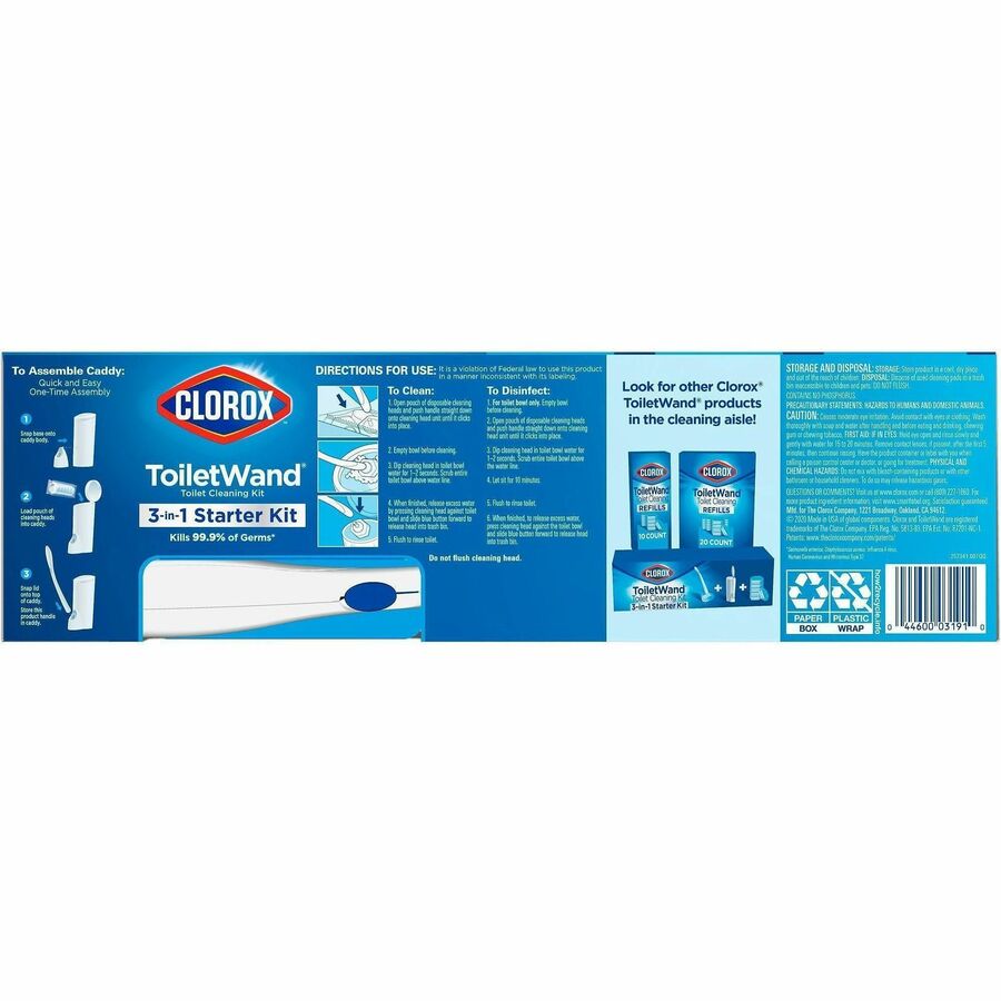 Clorox ToiletWand Disposable Toilet Cleaning System - 2 / Pallet
