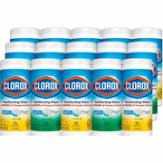 Clorox Disinfecting Cleaning Wipes Value Pack - Ready-To-Use - Easy to Use - White - 35/Tub - 45 / Pallet