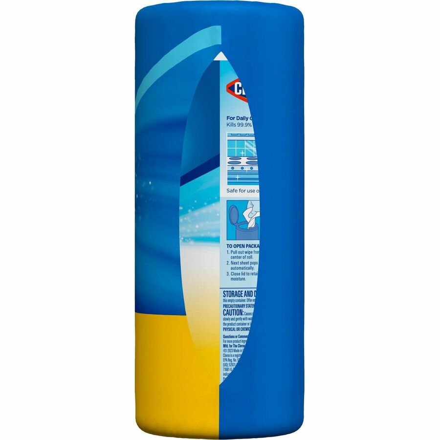 Clorox Disinfecting Cleaning Wipes Value Pack - Ready-To-Use - Easy to Use - White - 35/Tub - 45 / Pallet
