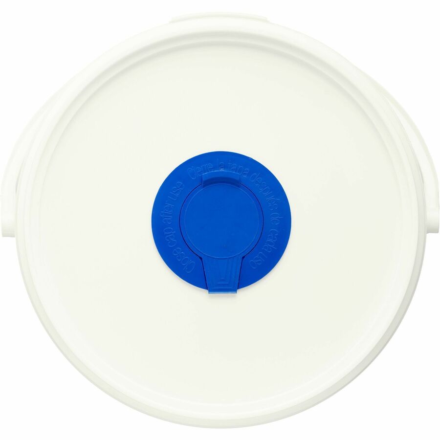 Clorox Healthcare Bleach Germicidal Wipes Bucket - Ready-To-Use - 12" Length x 12" Width - Anti-corrosive, Antibacterial - White - 110/Tub - 2 / Pallet