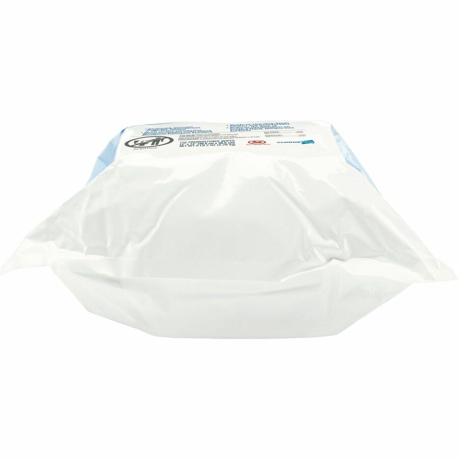 Clorox Healthcare Bleach Germicidal Wipes Bucket Refill - Ready-To-Use - 12" Length x 12" Width - Anti-corrosive - White - 110/Tub - 2 / Pallet