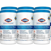 Clorox Healthcare Bleach Germicidal Wipes - Ready-To-Use - 5" Length x 6" Width - Anti-corrosive, Residue-free - White - 150/Tub - 2 / Pallet