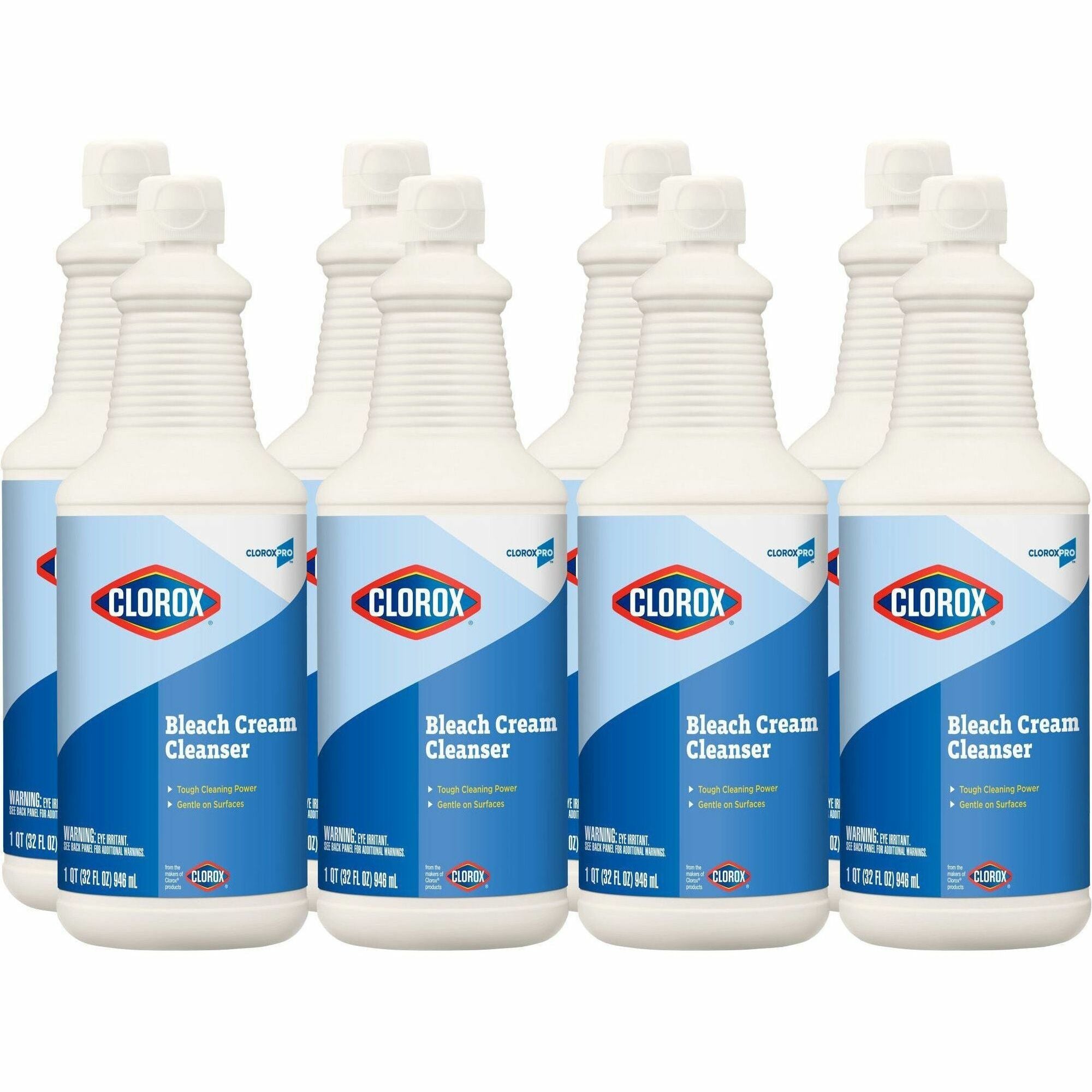 CloroxPro™ Bleach Cream Cleanser - 32 fl oz (1 quart) - Clear - 2 / Pallet