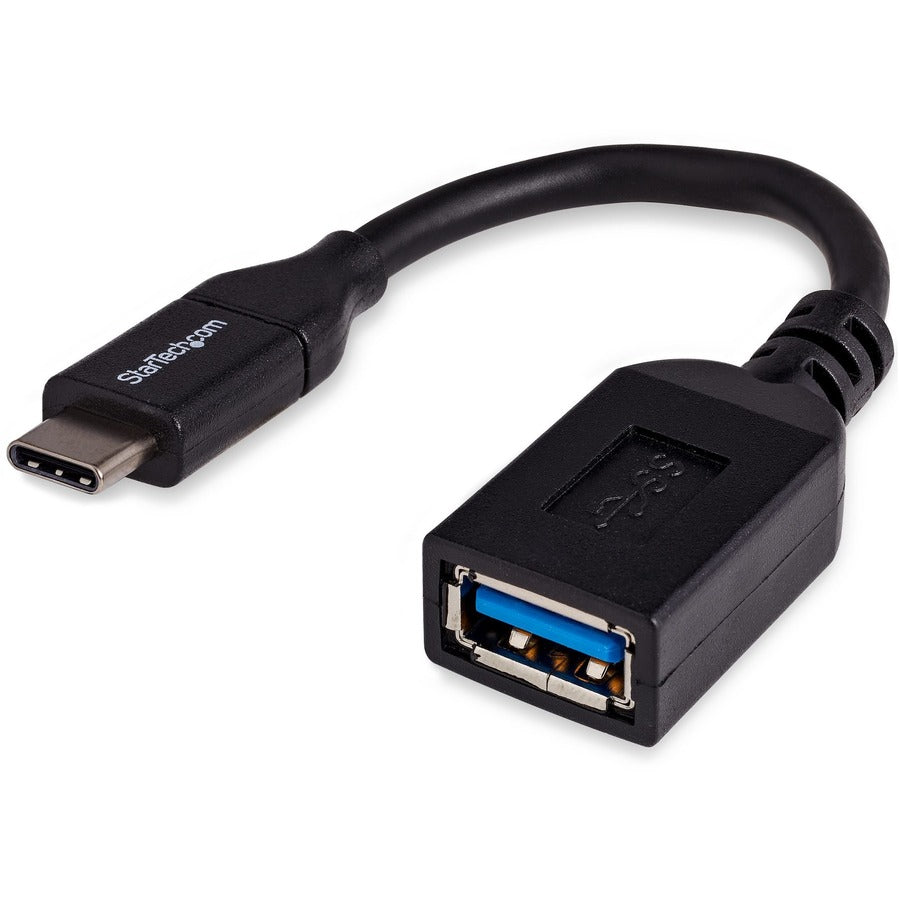 StarTech.com Docking Station, USB 3.0 Type-A, supports 1 display (2048 x 1152), 2 USB 3.0 ports, HDMI, VGA, RJ-45 Gigabit Ethernet, black, includes USB-C to USB-A adapter, packaged quantity: 1